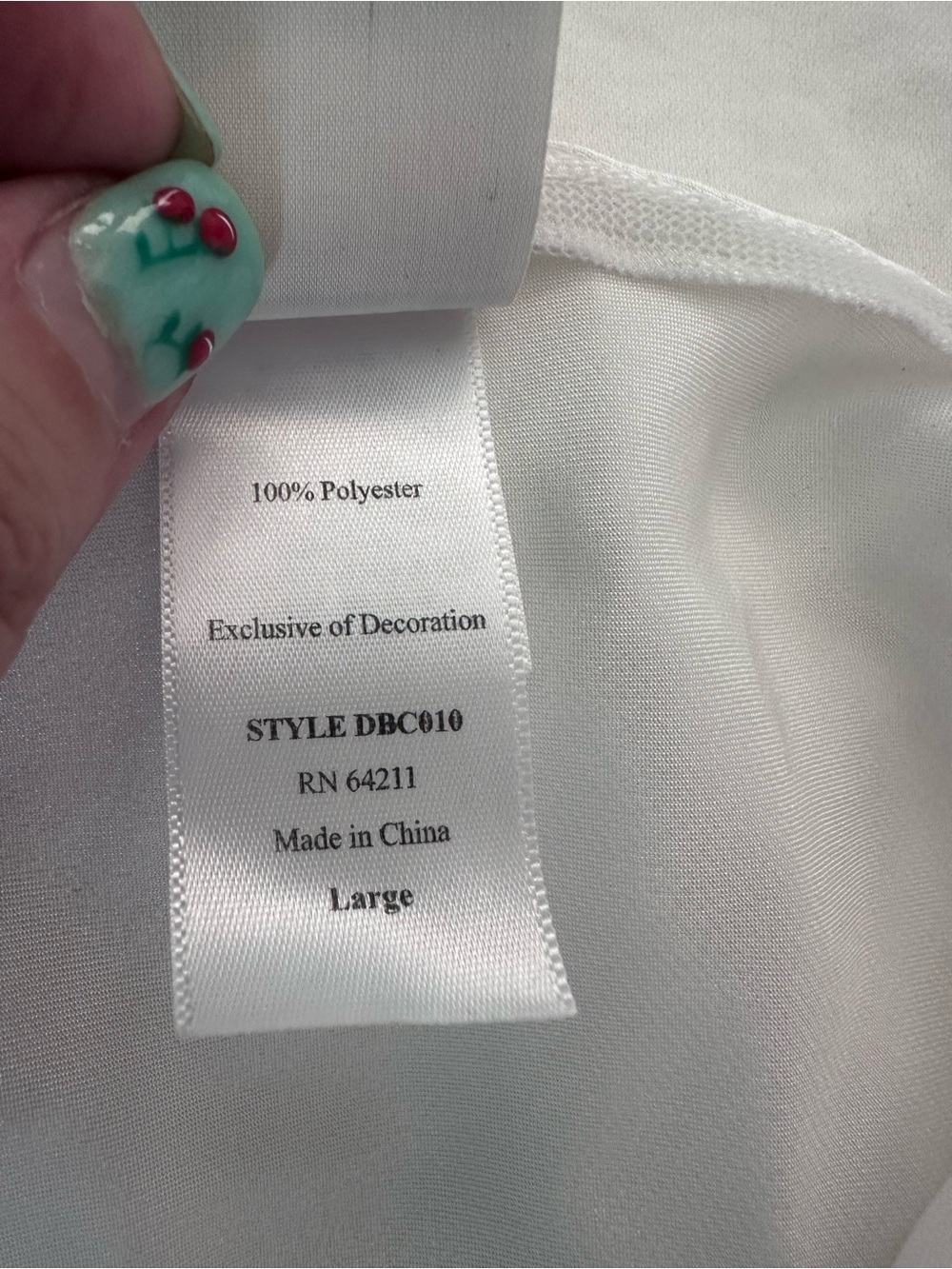 In Bloom by Jonquil White Satin Lace Chemise Nightgown Large - Picture 10 of 11